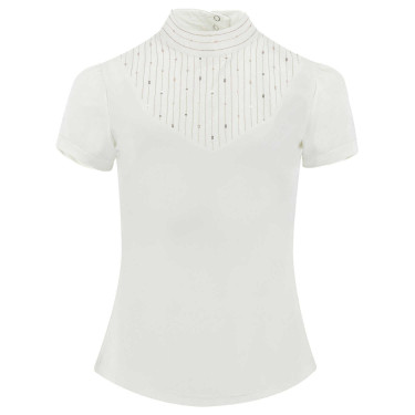 Polo Equithème Vilamoura korte mouwen Wit