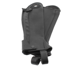 Mini-chaps Pénélope Prisca leer Zwart Mini-chaps Pénélope Prisca leer Zwart