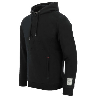 Sweat Equithème Camille unisex met capuchon Zwart