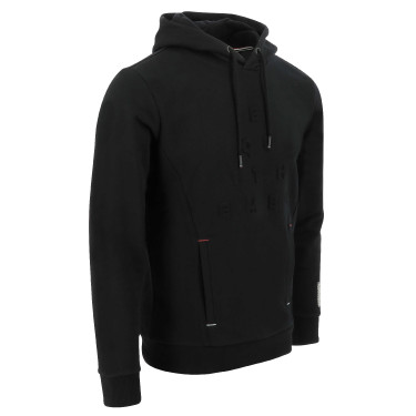 Sweat Equithème Camille unisex met capuchon Zwart