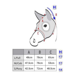 Anti-stress masker Lami-Cell Titanium met oren Zwart Anti-stress masker Lami-Cell Titanium met oren Zwart