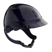 Paardrijhelm NACA Gravity XP carbon Glanzend zwart carbon / roségoud