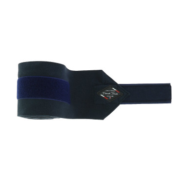Polo bandages Equithème French Touch Marineblauw