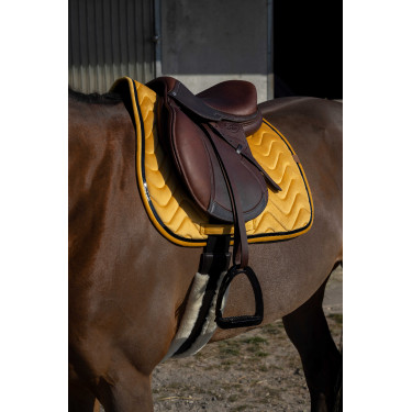 Zadeldek Equithème Glossy Geel