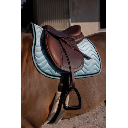 Zadeldek Equithème Glossy Lichtgroen