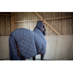 Gewatteerde Paddock Sports Deken Zwart Gewatteerde Paddock Sports Deken Zwart