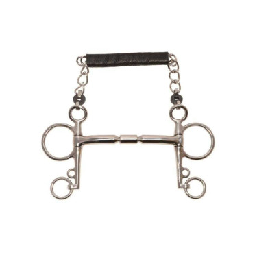 Mors pelham Metalab Elite rechte takken kort