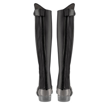 Mini-chaps Ego7 Lyra met elastiek Zwart