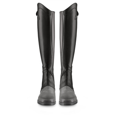 Mini-chaps Ego7 Lyra met elastiek Zwart