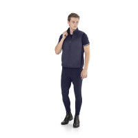 Ego7 Toty gewatteerd mouwloos vest voor heren Marine Marineblauw