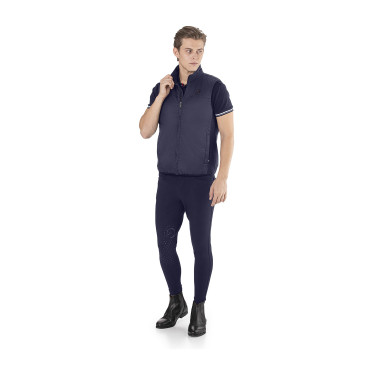 Ego7 Toty gewatteerd mouwloos vest voor heren Marine Marineblauw