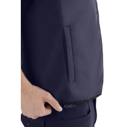 Ego7 Toty gewatteerd mouwloos vest voor heren Marine Marineblauw