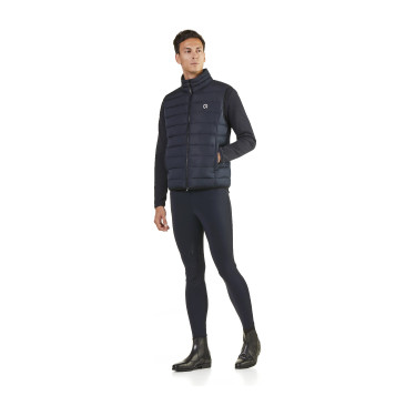 Ego7 Toty gewatteerd mouwloos vest voor heren Marine Marineblauw