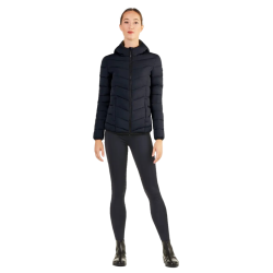 Korte gewatteerde jas Ego7 Febe met capuchon voor dames