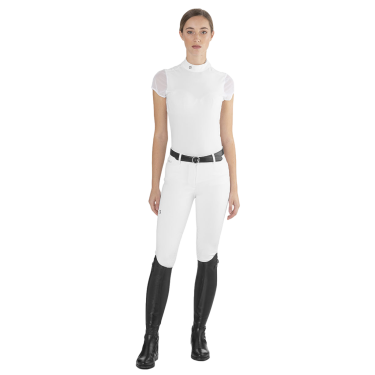 Wedstrijdpolo Rita Ego7 met korte mouwen voor dames Wit