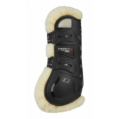 LeMieux Comfort Impact Responsieve Gel Beenbeschermers Zwart