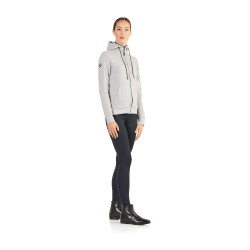 Waterafstotende dameshoodie met rits Ego7 Z0W Gemêleerd grijs Waterafstotende dameshoodie met rits Ego7 Z0W Gemêleerd grijs