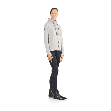Waterafstotende dameshoodie met rits Ego7 Z0W Gemêleerd grijs Waterafstotende dameshoodie met rits Ego7 Z0W Gemêleerd grijs