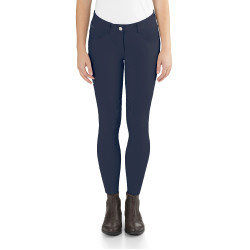 Damesrijbroek Ego7 Jumping PT Marine Marineblauw