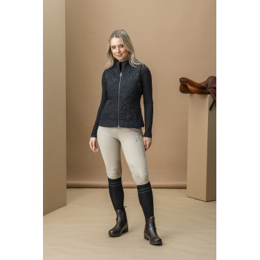 Mouwloze donsbody Horseware AA Neve Monogram dames Zwart Mouwloze donsbody Horseware AA Neve Monogram dames Zwart