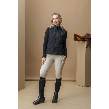 Mouwloze donsbody Horseware AA Neve Monogram dames Zwart Mouwloze donsbody Horseware AA Neve Monogram dames Zwart