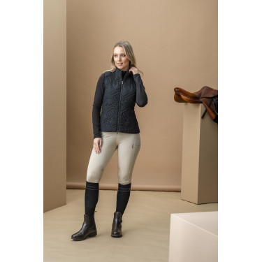 Mouwloze donsbody Horseware AA Neve Monogram dames Zwart Mouwloze donsbody Horseware AA Neve Monogram dames Zwart