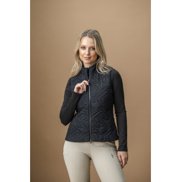 Mouwloze donsbody Horseware AA Neve Monogram dames Zwart Mouwloze donsbody Horseware AA Neve Monogram dames Zwart