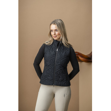 Mouwloze donsbody Horseware AA Neve Monogram dames Zwart Mouwloze donsbody Horseware AA Neve Monogram dames Zwart