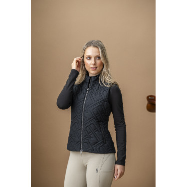 Mouwloze donsbody Horseware AA Neve Monogram dames Zwart Mouwloze donsbody Horseware AA Neve Monogram dames Zwart