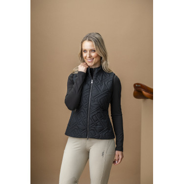 Mouwloze donsbody Horseware AA Neve Monogram dames Zwart Mouwloze donsbody Horseware AA Neve Monogram dames Zwart