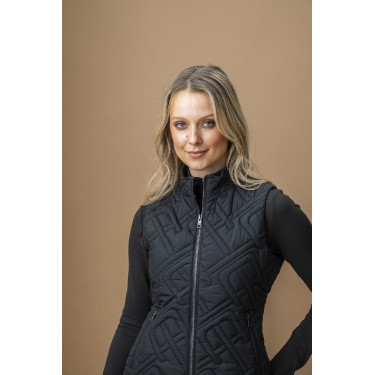 Mouwloze donsbody Horseware AA Neve Monogram dames Zwart Mouwloze donsbody Horseware AA Neve Monogram dames Zwart
