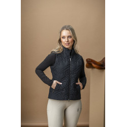 Mouwloze donsbody Horseware AA Neve Monogram dames Zwart Mouwloze donsbody Horseware AA Neve Monogram dames Zwart