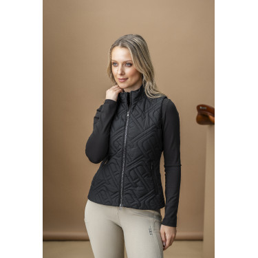 Mouwloze donsbody Horseware AA Neve Monogram dames Zwart Mouwloze donsbody Horseware AA Neve Monogram dames Zwart