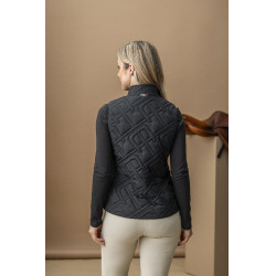 Mouwloze donsbody Horseware AA Neve Monogram dames Zwart Mouwloze donsbody Horseware AA Neve Monogram dames Zwart