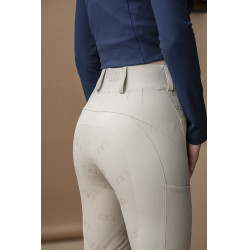 Horseware Hybrid-broek met kunstleren zitvlak AA Fina dames Beige