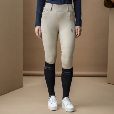 Horseware Hybrid-broek met kunstleren zitvlak AA Fina dames Beige