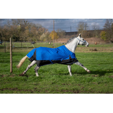 Equithème Tyrex 1200D Aisance deken Blauw / zwart Equithème Tyrex 1200D Aisance deken Blauw / zwart