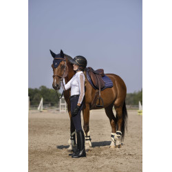 Broek Equithème Safir Marine / zwart Blauw