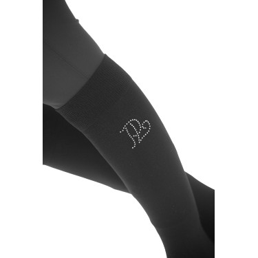 Sok Pénélope Luxe Strass Zwart / zilver