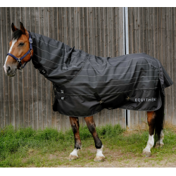 Halsstuk Tyrex Equithème Lumin 600D Zwart