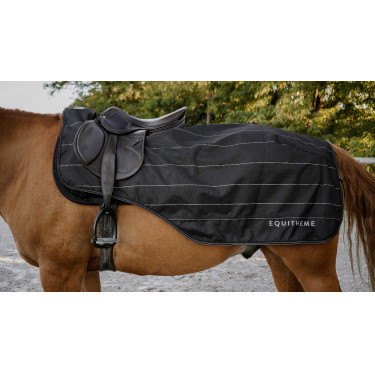 Tyrex Equithème Lumin 600D uitrijdeken Zwart