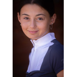 Polo Eden by Pénélope Florence mesh Marine Marineblauw