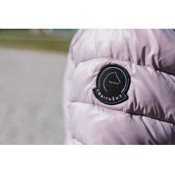 Donsjas Ik hou van je Equithème Lutha Zwart / roze Donsjas Ik hou van je Equithème Lutha Zwart / roze