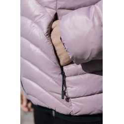 Donsjas Ik hou van je Equithème Lutha Zwart / roze Donsjas Ik hou van je Equithème Lutha Zwart / roze