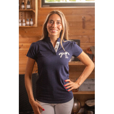 Polo Pénélope Victorine dames Marine Marineblauw