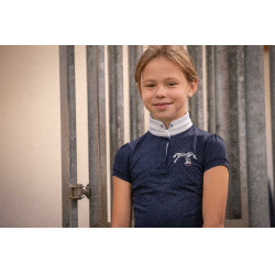Wedstrijdpolo Eden by PL Madrid Marineblauw Wedstrijdpolo Eden by PL Madrid Marineblauw