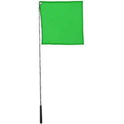 Ethologische stick met Hippotonic-vlag Groen