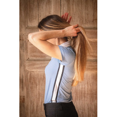 Wedstrijdpolo Pénélope Moon Arctisch blauw