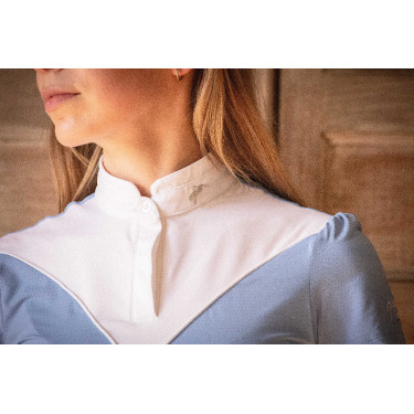 Wedstrijdpolo Pénélope Moon Arctisch blauw