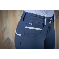 Pantalon Pénélope Fun full seat Marineblauw